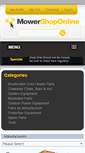 Mobile Screenshot of mowershoponline.com.au